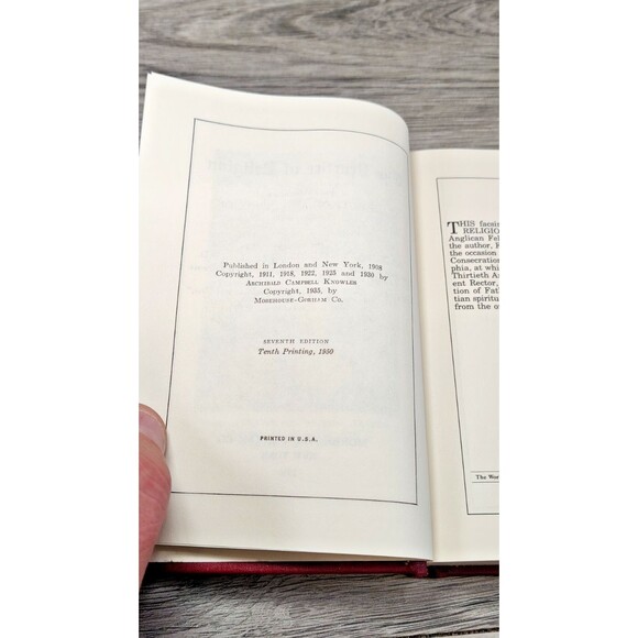 THE PRACTICE OF RELIGION: A Short Manual of Instructions and Devotions - 1950 - Picture 4 of 12